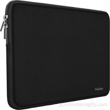Capa de manga de laptop preta